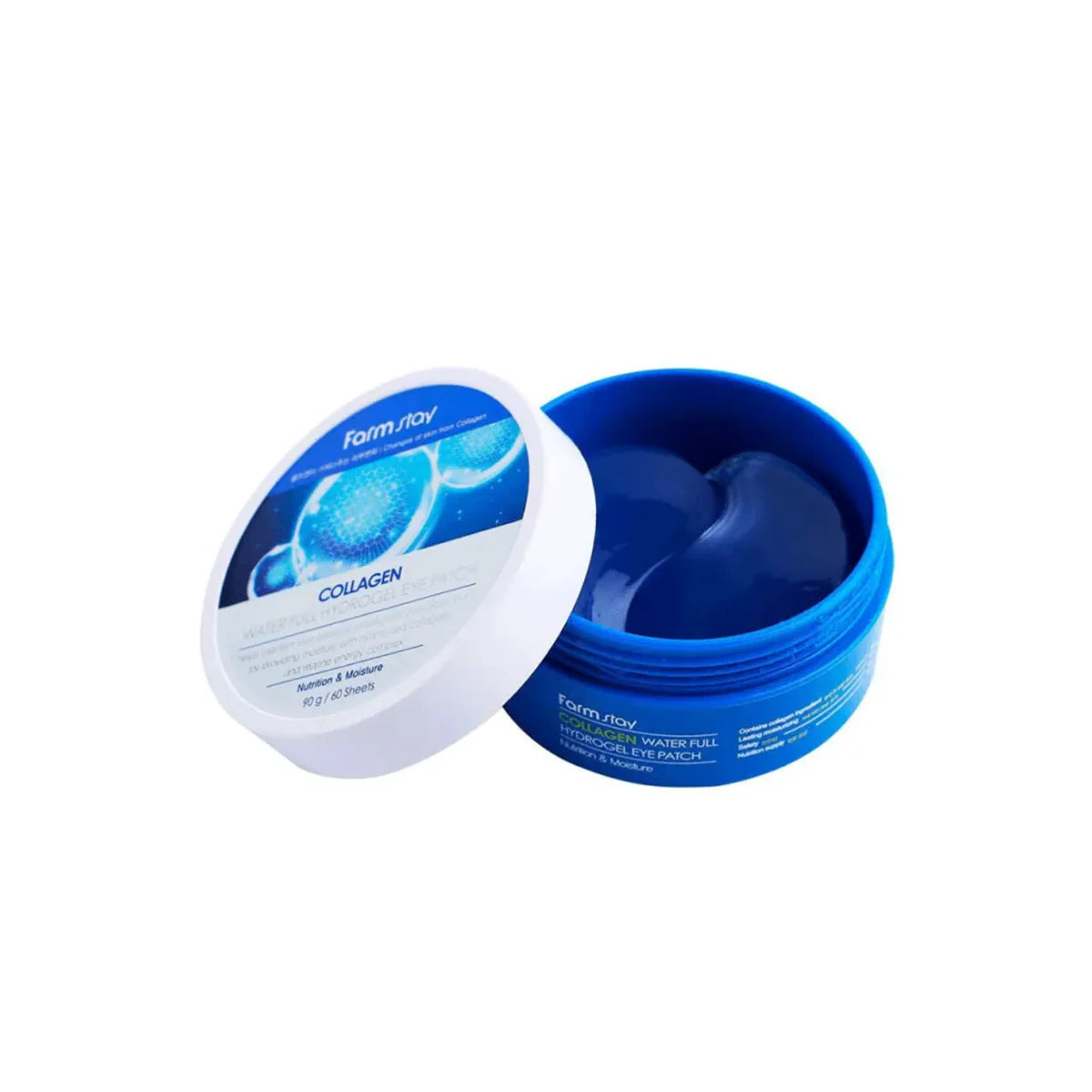 Farmstay – kolageno vandens hidrogelio paakių kaukės, 90 g (60 vnt.) PAGAMINTA KORĖJOJE