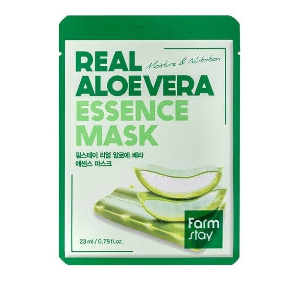 Farmstay – tikro alavijo veido kaukė, 23 ml, PAGAMINTA KORĖJOJE