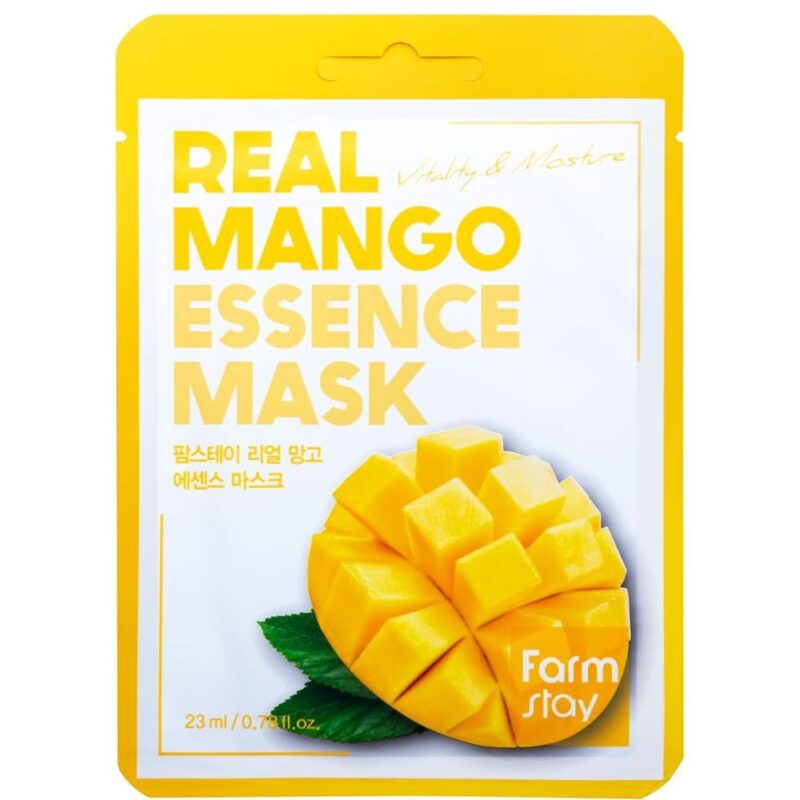 Farmstay – tikro mango esencijos kaukė, 23 ml, PAGAMINTA KORĖJOJE