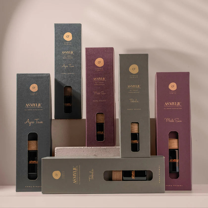 Kvapai namams su lazdelėmis „AŠ MYLIU SAVE - Apie Tave" 120 ml